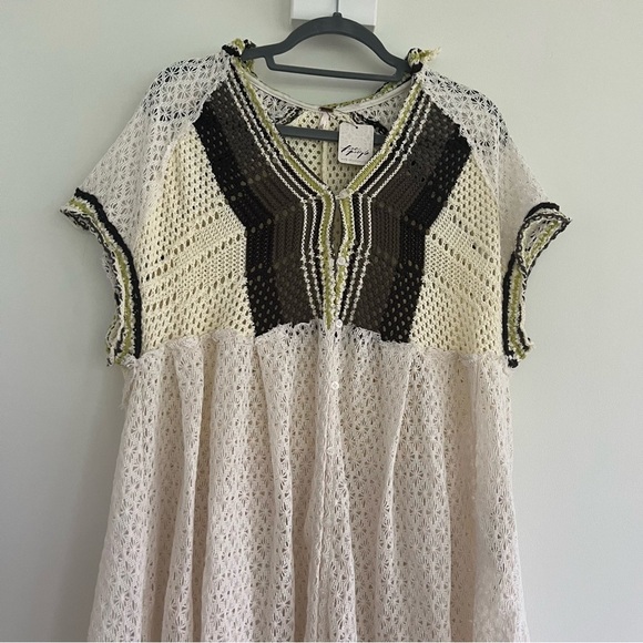 NWT Free People Kelly Crochet Maxi Swim Cover Up Beach Summer Medium JB - Picture 7 of 10